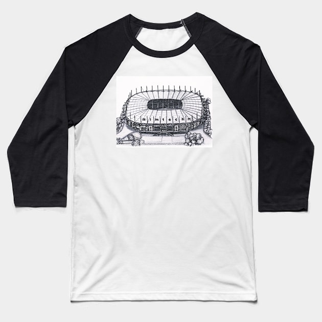 Sketching of Stadium Baseball T-Shirt by Roza@Artpage